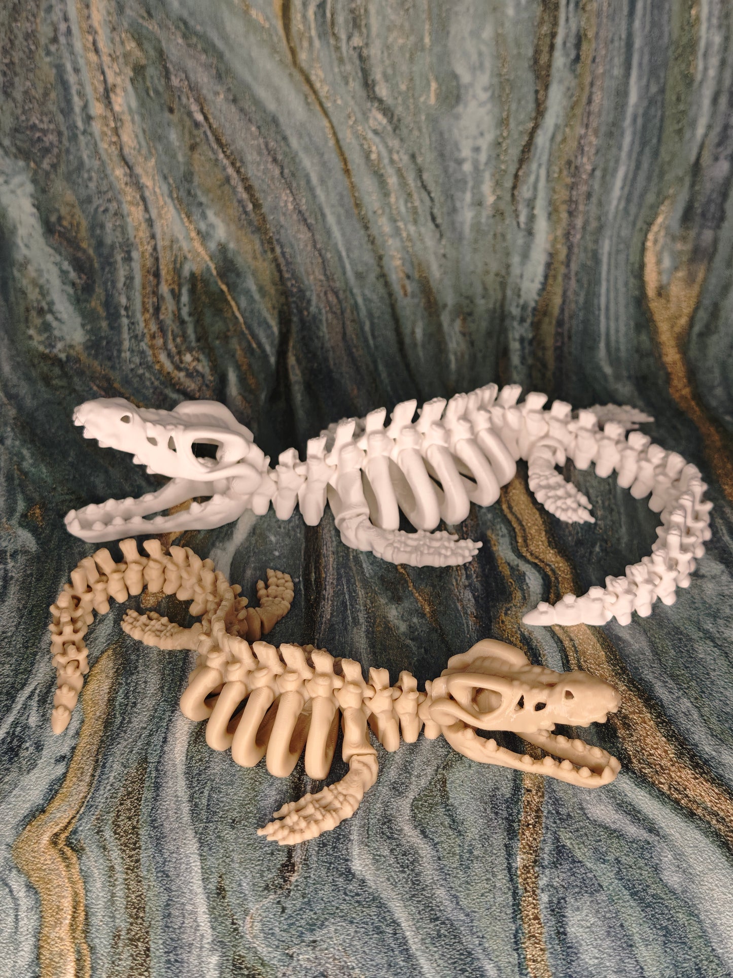 Mosasaurus Skelett
