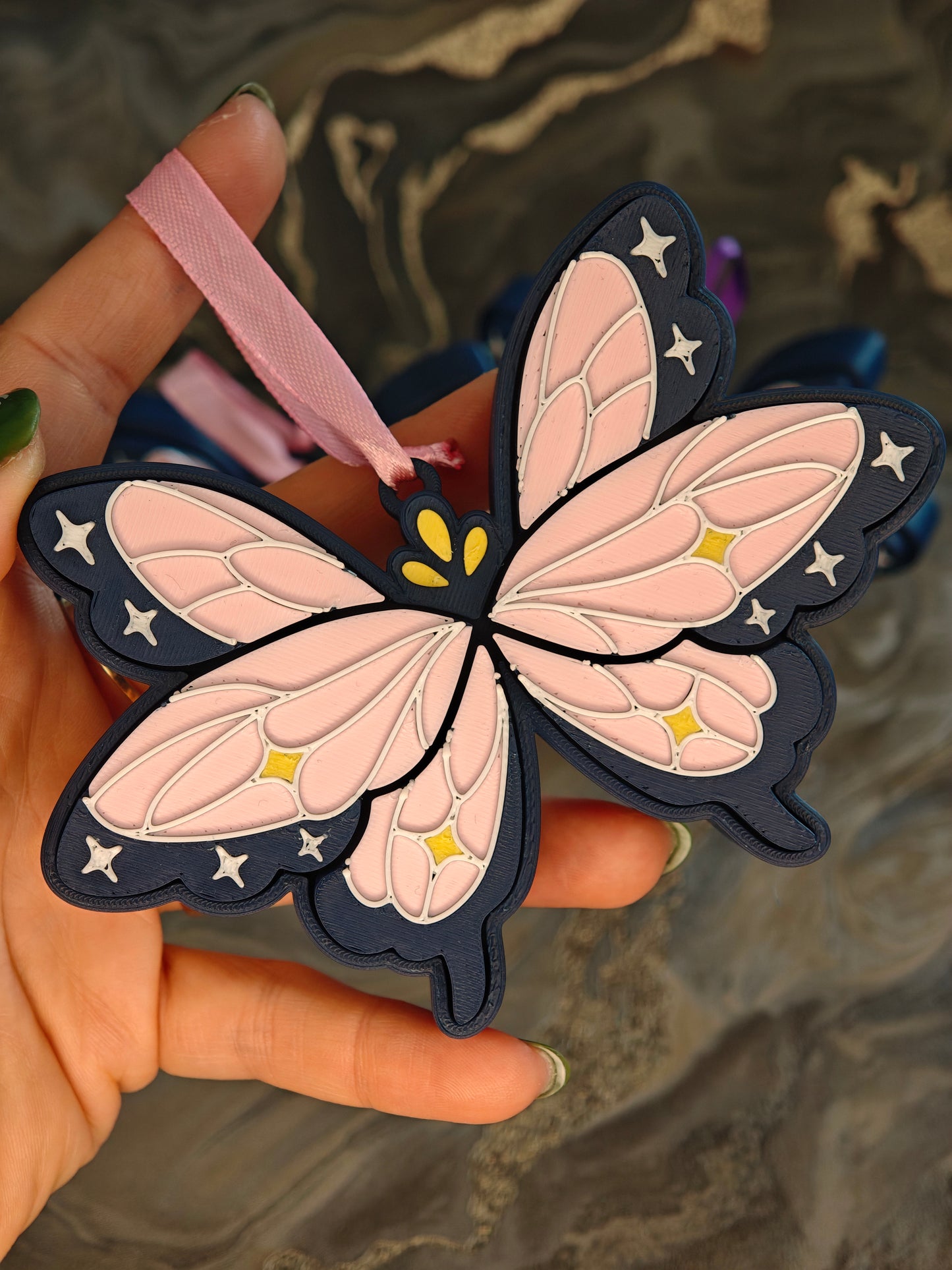 Multi-Clicker Schmetterling groß